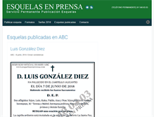 Tablet Screenshot of esquelasenprensa.com